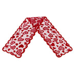 Valentine's Day Lace Table Flag Placemat