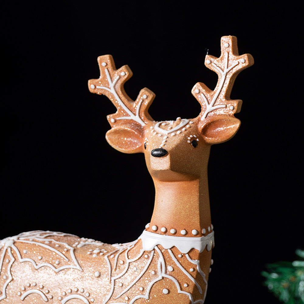 Christmas Elk Resin Ornaments Furniture Christmas Decoration Props Crafts Christmas Decorations