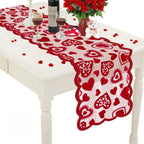 Valentine's Day Lace Table Flag Placemat