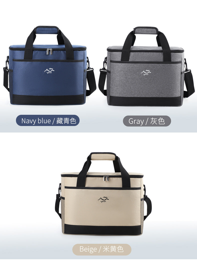 Ice Pack Oxford Cloth Camping Folding Portable Picnic Insulated Bag