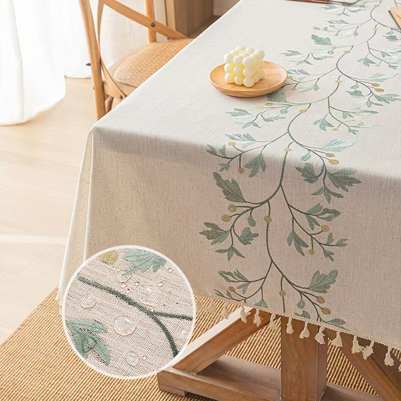 Waterproof, dust-proof and wear-resistant tablecloth