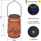 Solar Butterfly Garden Light Outdoor Waterproof Lighting Garden Living Room Chandelier Hanging Light LED Super Bright