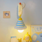 Wall lamps, night lights, bedroom sleep lights, room decoration, and an ambient chandelier hung at the bedside of the bedroom at night