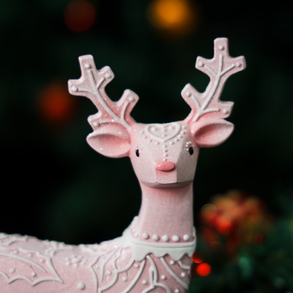 Christmas Elk Resin Ornaments Furniture Christmas Decoration Props Crafts Christmas Decorations