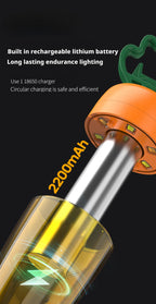 New Camping Light Ultra-Long Battery Life Radish Light Magnetic Camping Light USB Rechargeable Outdoor Tent Night Light