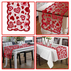 Valentine's Day Lace Table Flag Placemat
