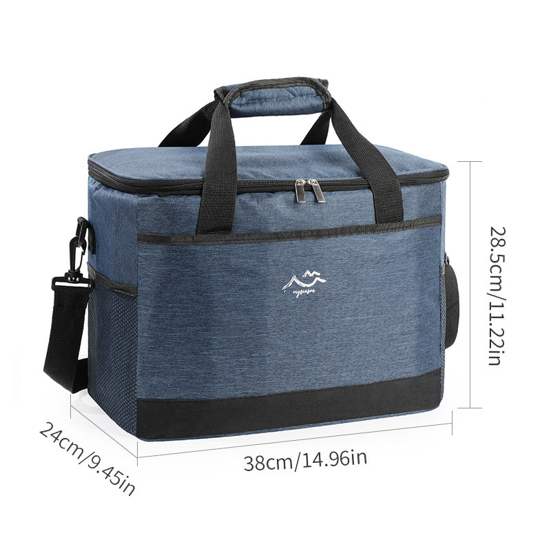 Ice Pack Oxford Cloth Camping Folding Portable Picnic Insulated Bag