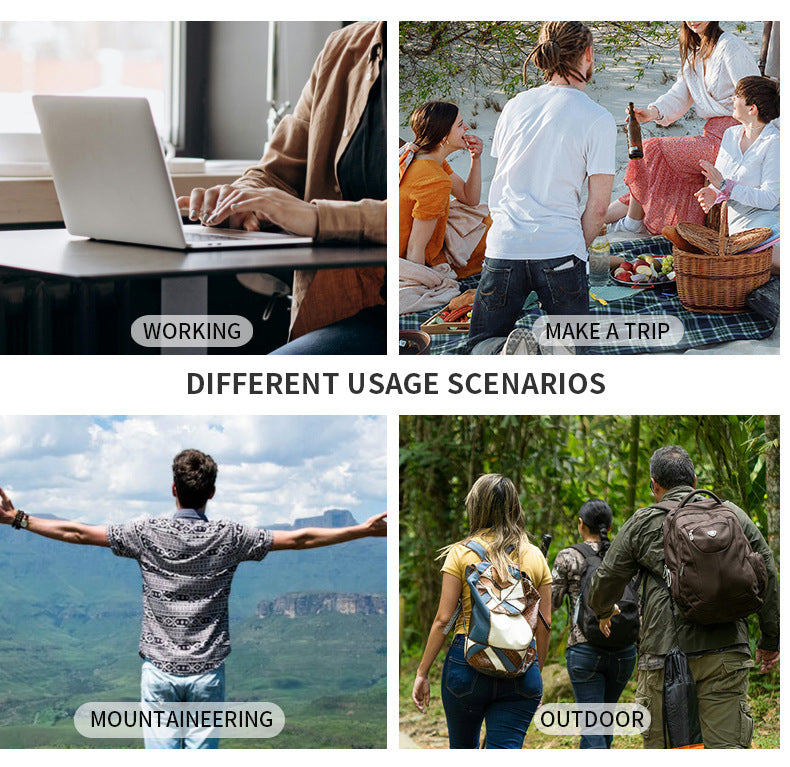 Ice Pack Oxford Cloth Camping Folding Portable Picnic Insulated Bag