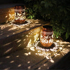 Solar Butterfly Garden Light Outdoor Waterproof Lighting Garden Living Room Chandelier Hanging Light LED Super Bright