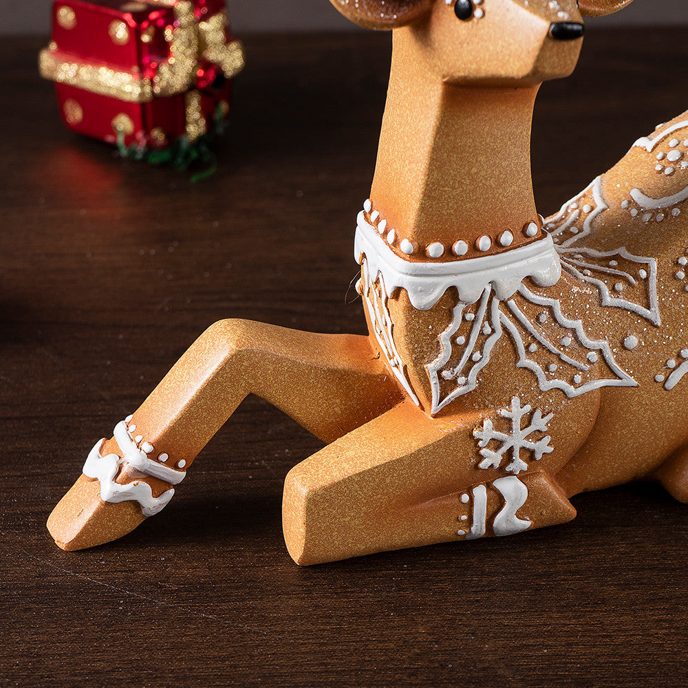 Christmas Elk Resin Ornaments Furniture Christmas Decoration Props Crafts Christmas Decorations