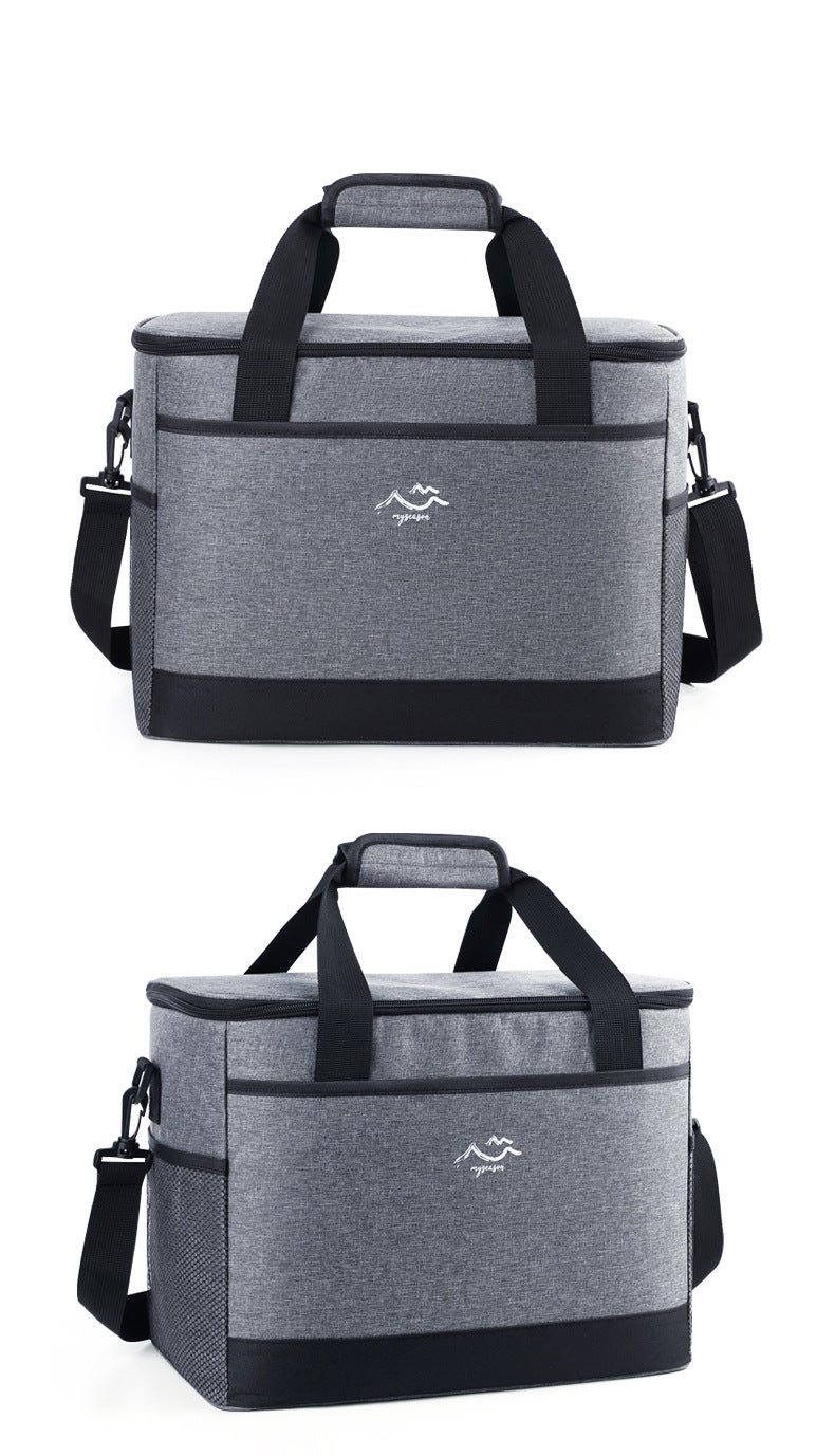 Ice Pack Oxford Cloth Camping Folding Portable Picnic Insulated Bag