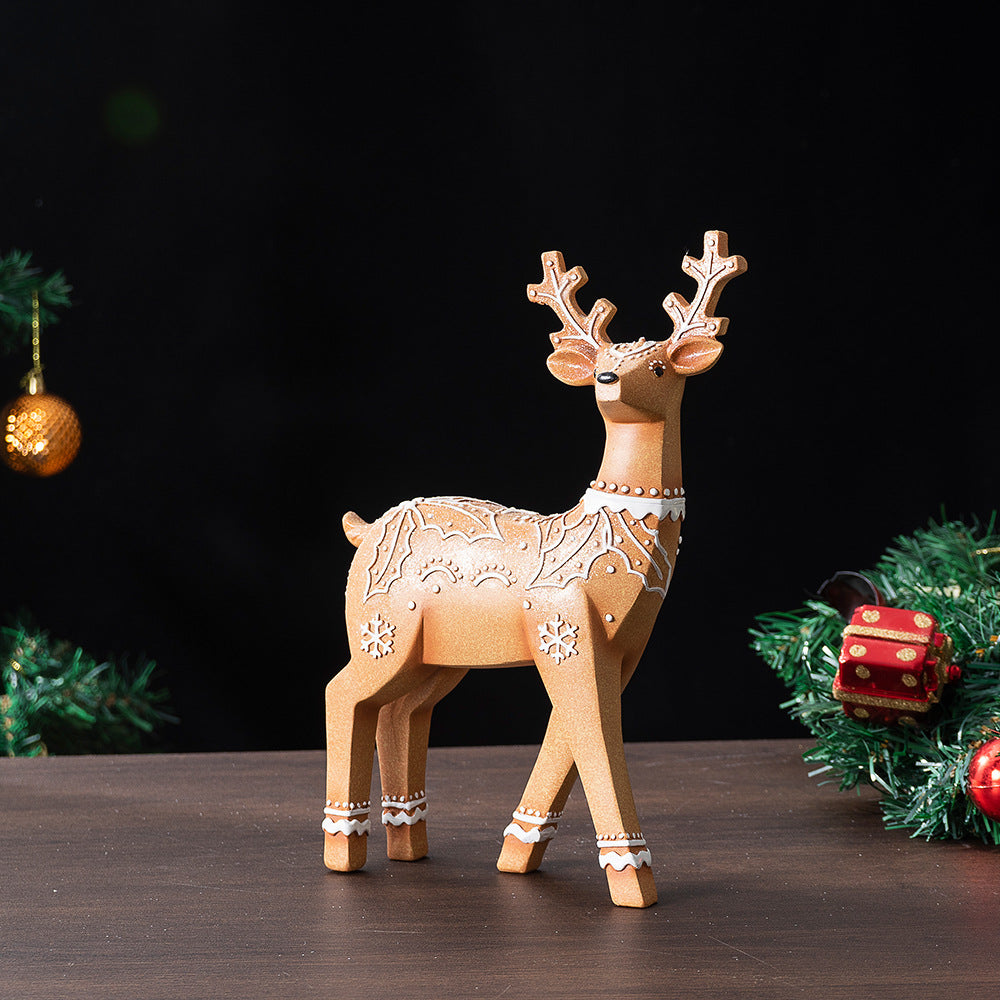 Christmas Elk Resin Ornaments Furniture Christmas Decoration Props Crafts Christmas Decorations