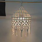 New Bohemian Lighting Cotton Rope Handmade Woven Lampshade Home Personalized Creative Pendant Light Decoration